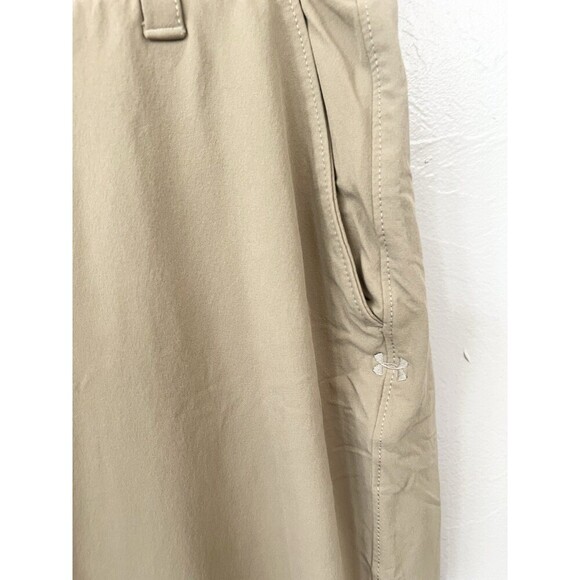 Under Armour Performance Golf Pants Mens 36x32 Chino Beige Travel Classic - Picture 4 of 10
